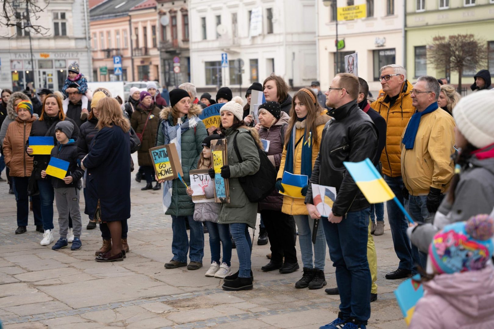sądecki łańcuch solidarności z Ukrainą