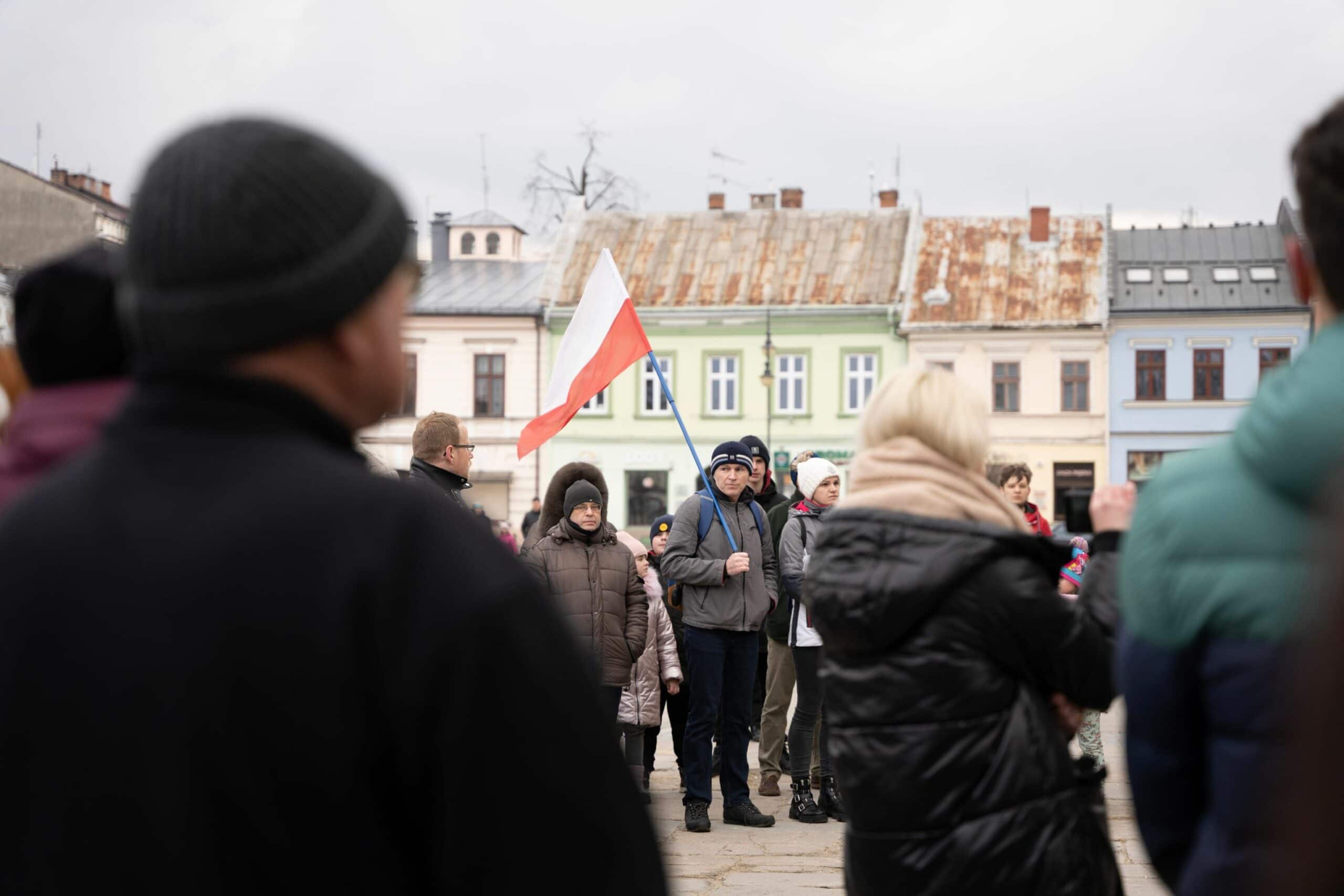 sądecki łańcuch solidarności z Ukrainą