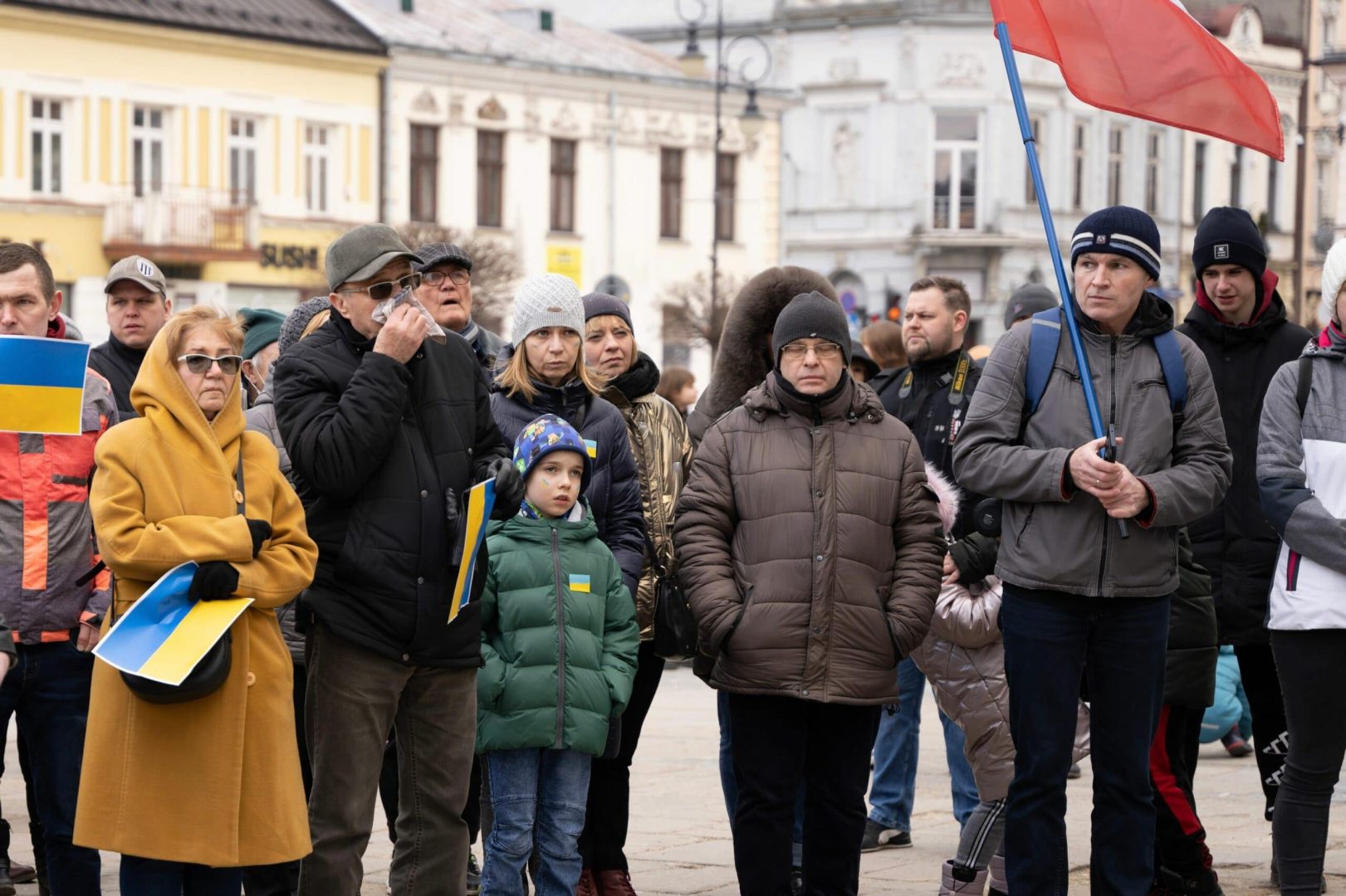 sądecki łańcuch solidarności z Ukrainą