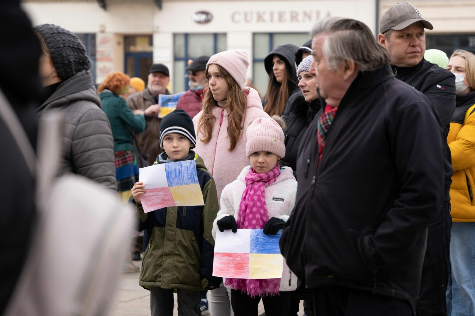 sądecki łańcuch solidarności z Ukrainą
