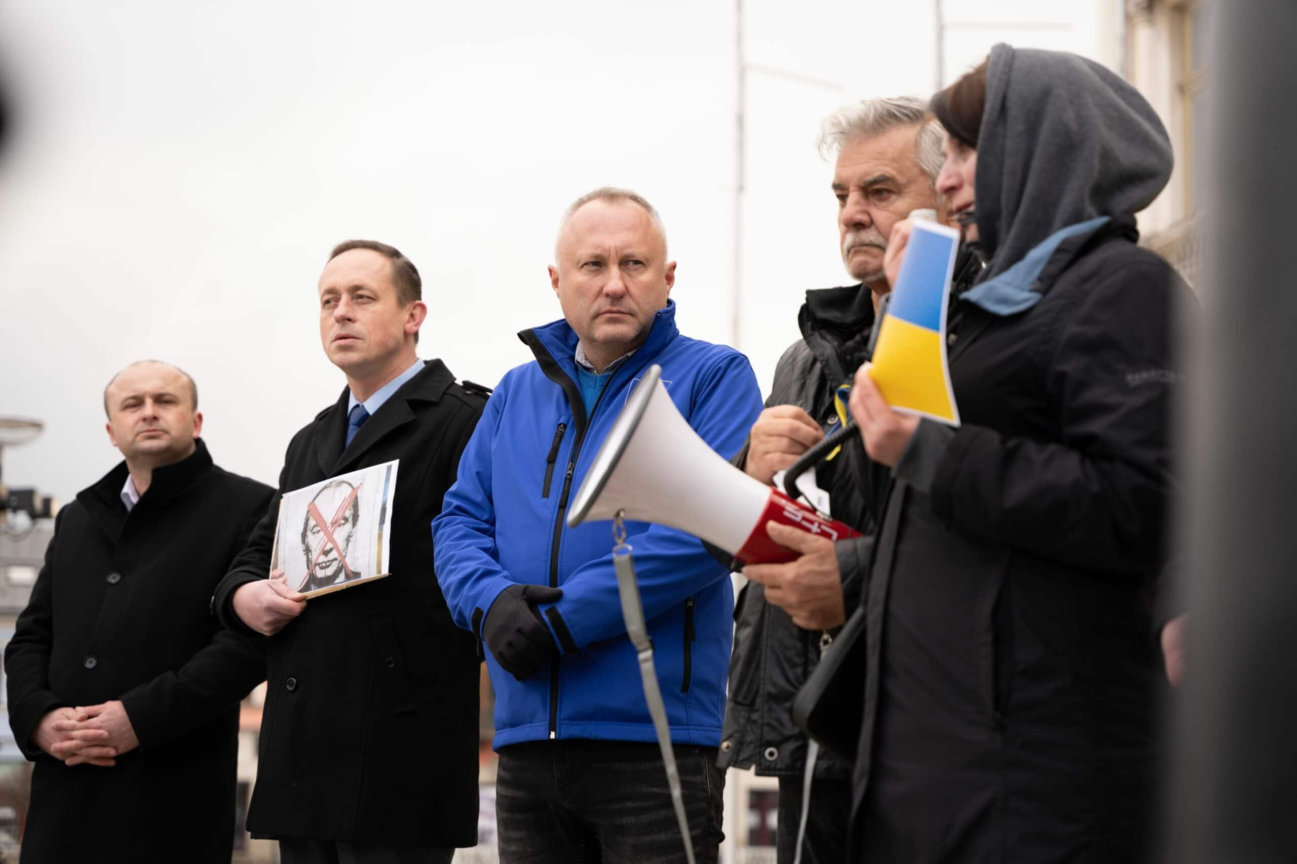 sądecki łańcuch solidarności z Ukrainą