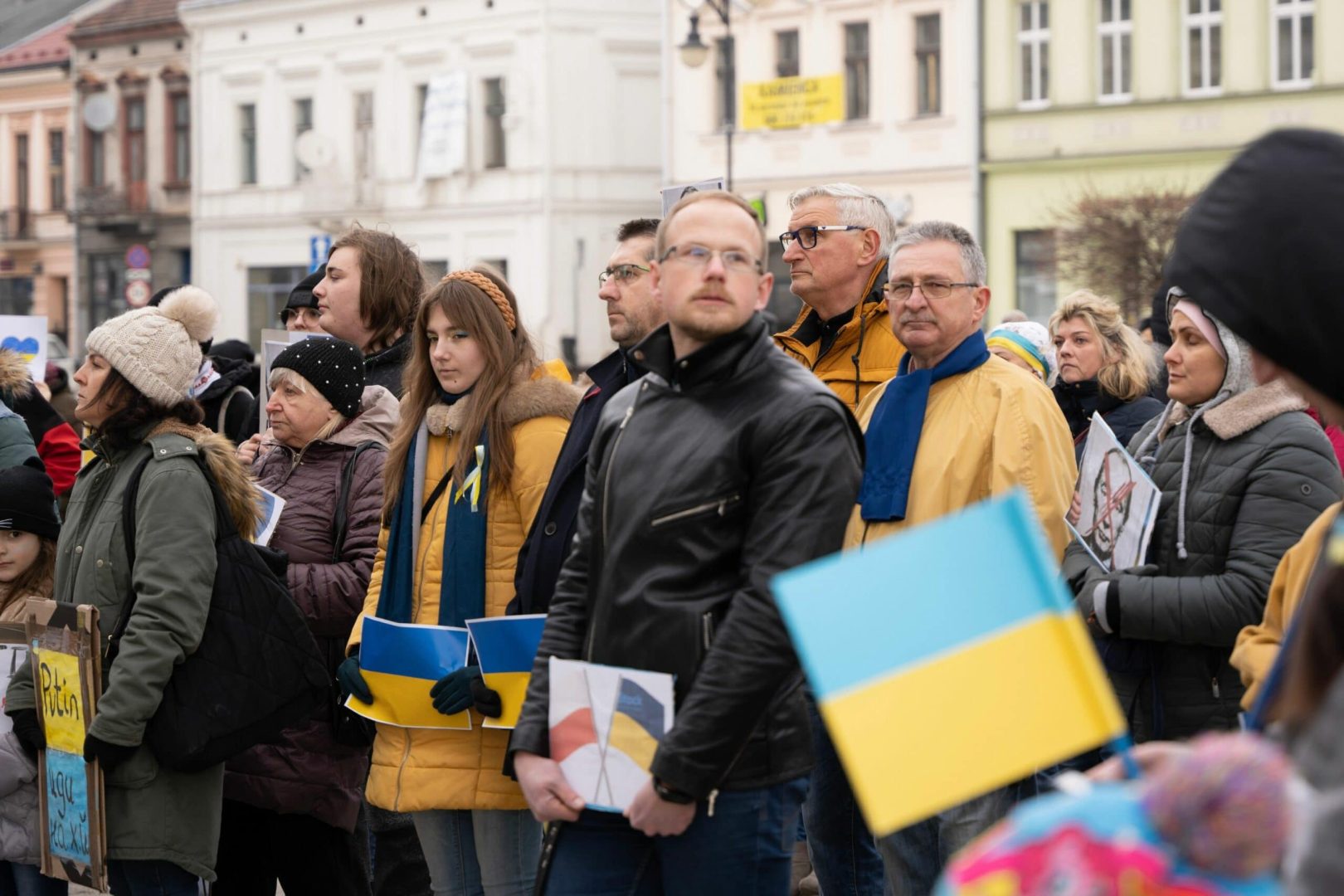 sądecki łańcuch solidarności z Ukrainą
