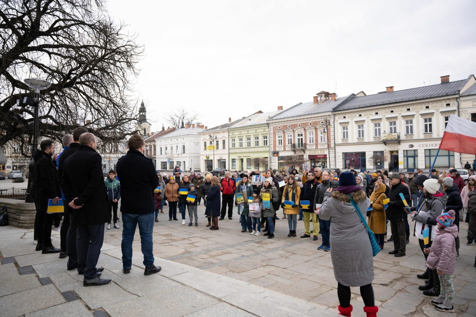 sądecki łańcuch solidarności z Ukrainą