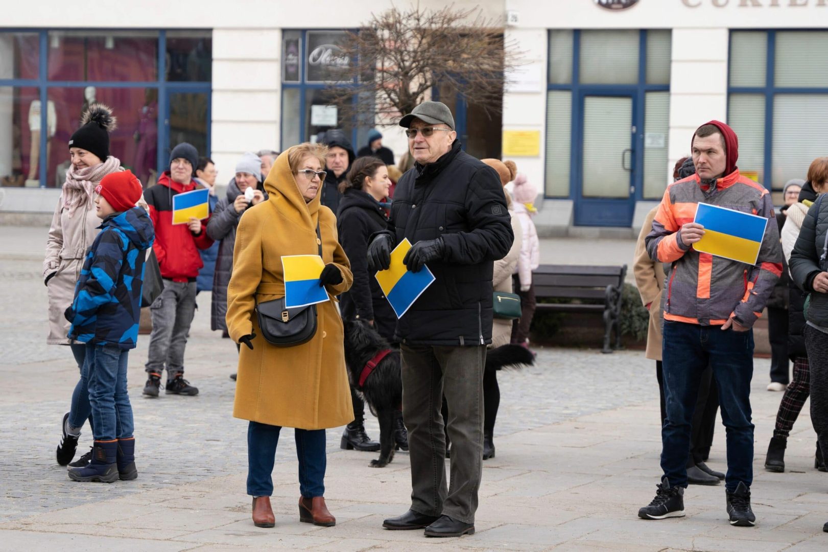 sądecki łańcuch solidarności z Ukrainą