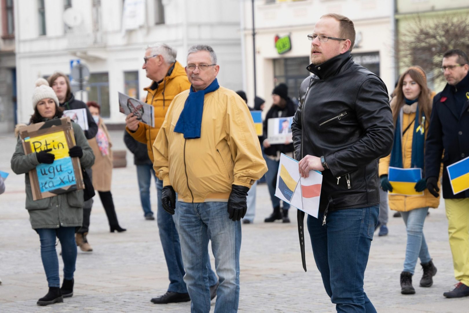 sądecki łańcuch solidarności z Ukrainą