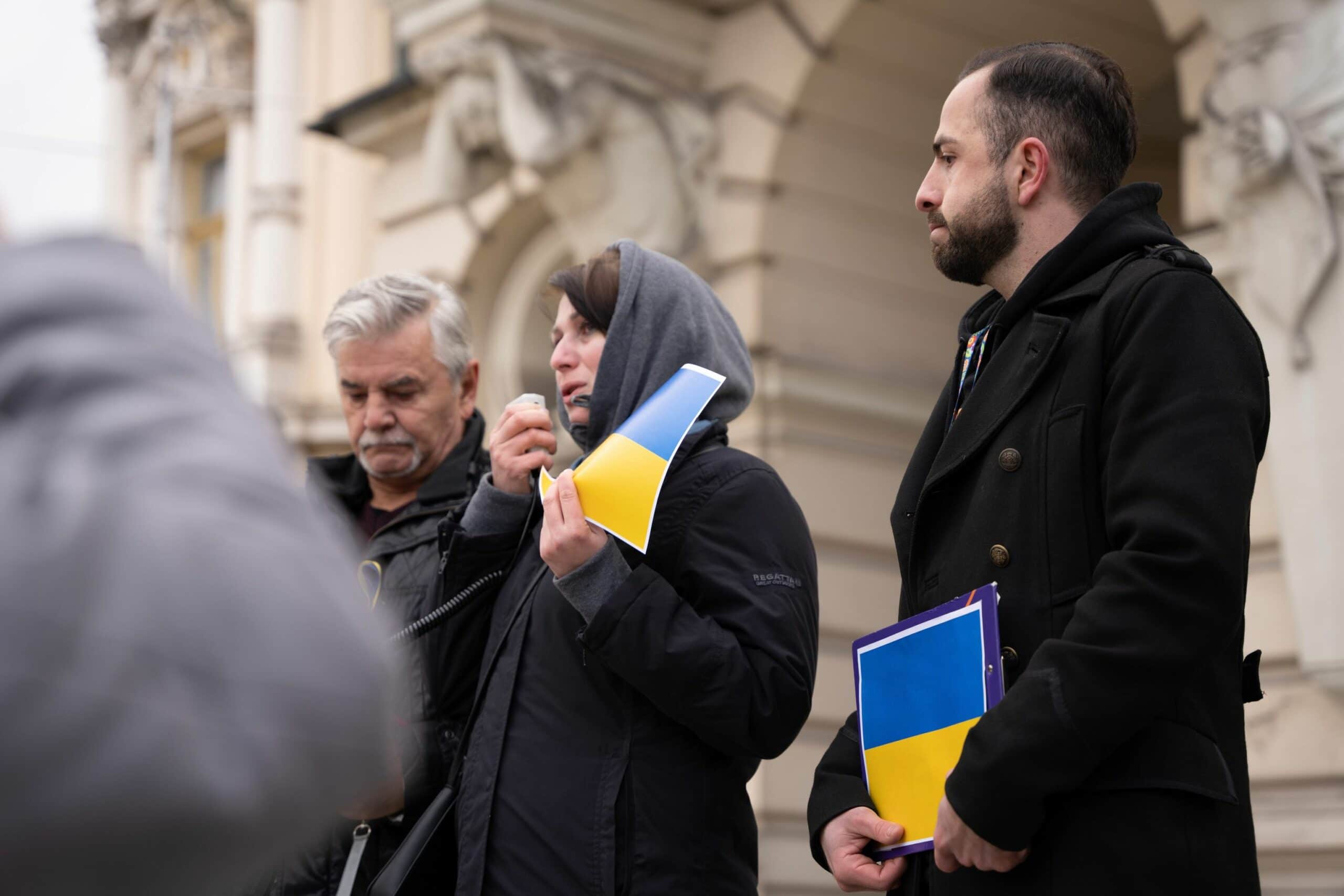 sądecki łańcuch solidarności z Ukrainą