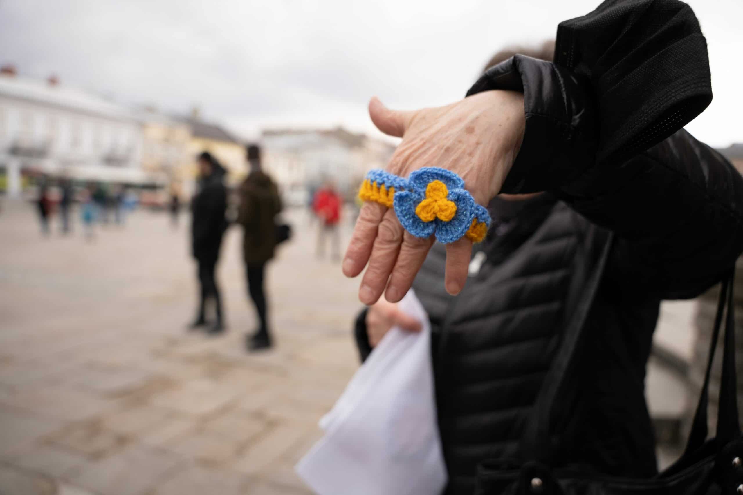 sądecki łańcuch solidarności z Ukrainą