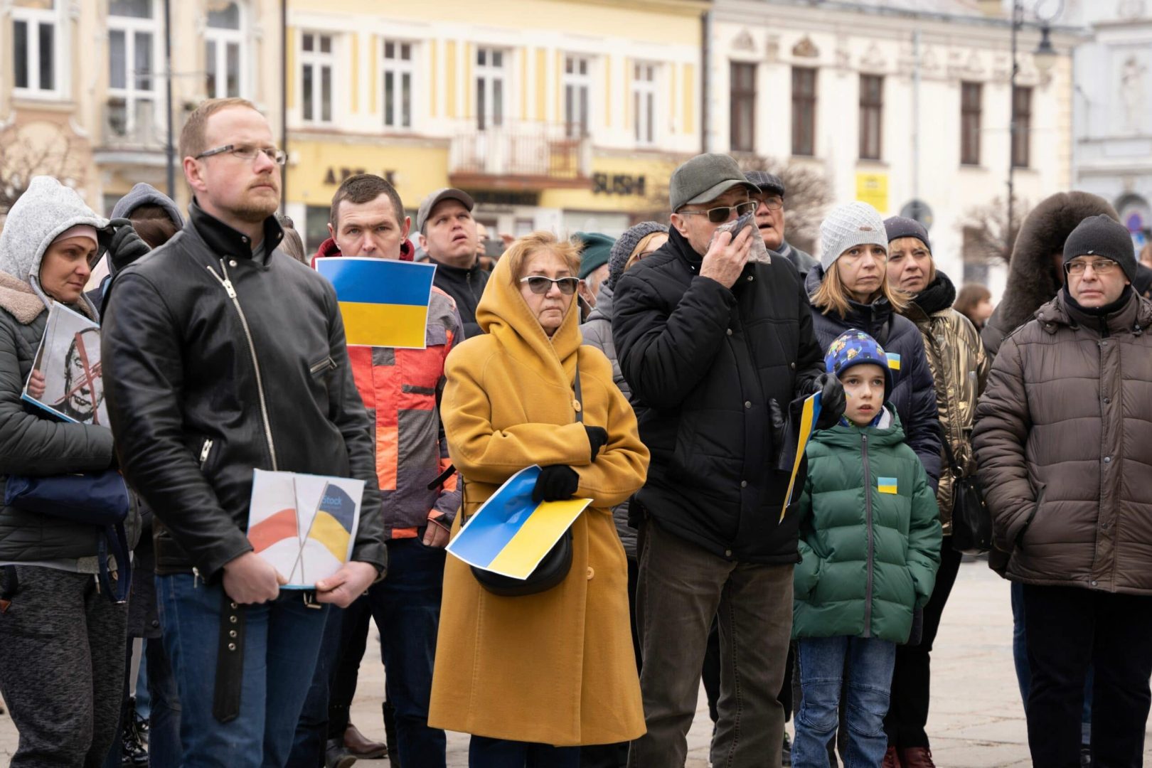 sądecki łańcuch solidarności z Ukrainą