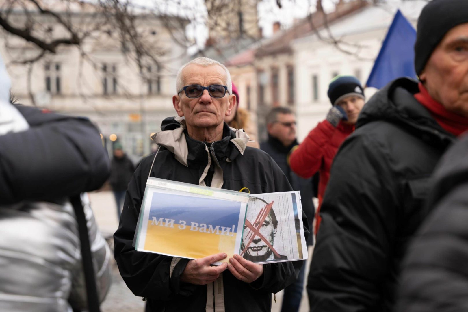 sądecki łańcuch solidarności z Ukrainą