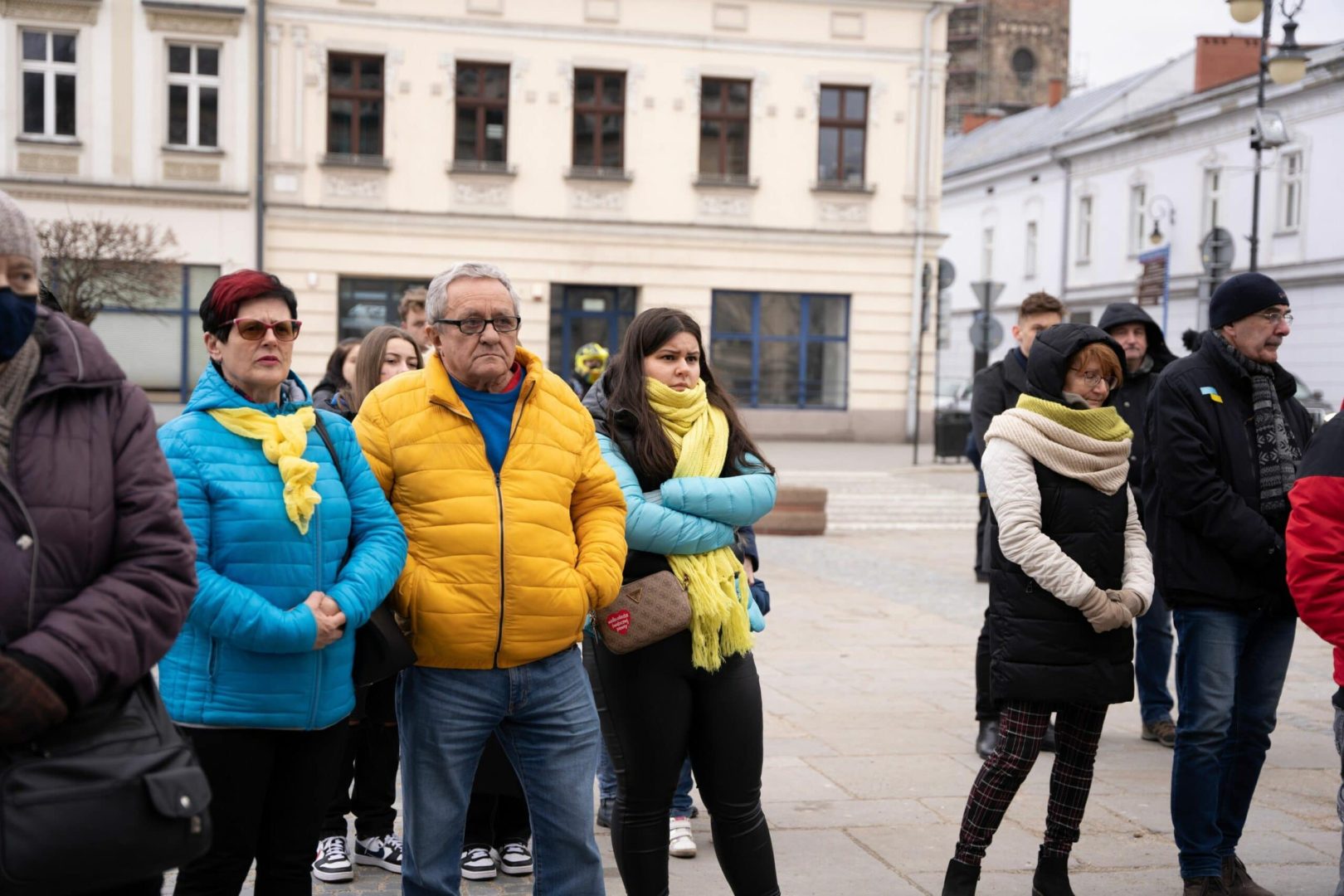 sądecki łańcuch solidarności z Ukrainą