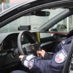 nieoznakowany radiowóz Cupra Leon