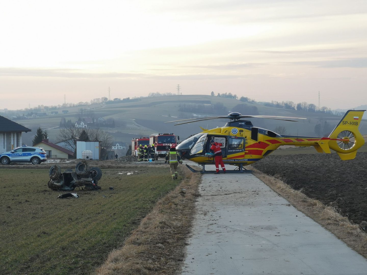wypadek quada Korzenna