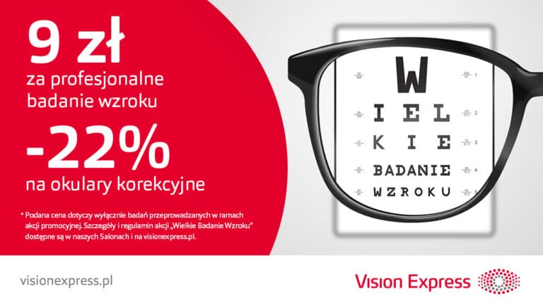 Wielkie Badanie Wzroku – coraz więcej Polaków ze stwierdzoną wadą lub chorobą oczu