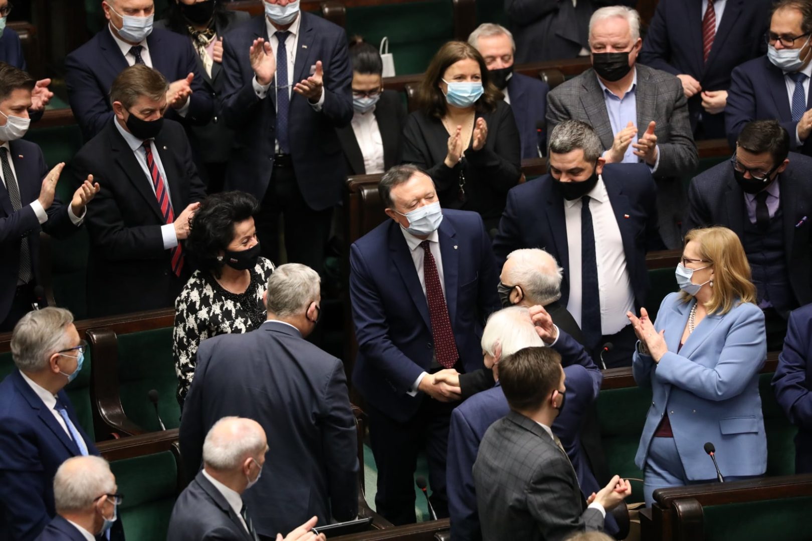 Elżbieta Zielińska, Józef Leśniak, członek RPP, Wiesław Janczyk