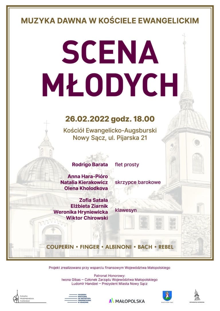 Scena Młodych – Muzyka Dawna w Kościele Ewangelickim
