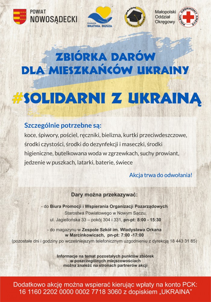 Zbiórka darów