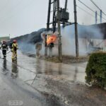 Dąbrowa - pożar skrzynki rozdzielczej