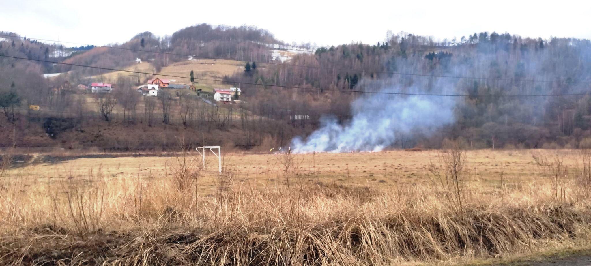 pożar traw
