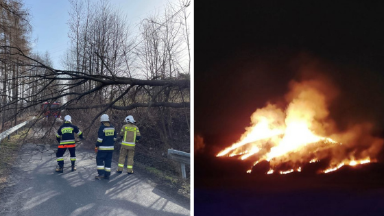 Ponad 50 strażackich interwencji na Sądecczyźnie