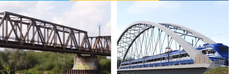 To końcówka „życia” starego mostu kolejowego w Nowym Sączu. Ogłoszono przetarg na budowę sądeckiego odcinka linii 104