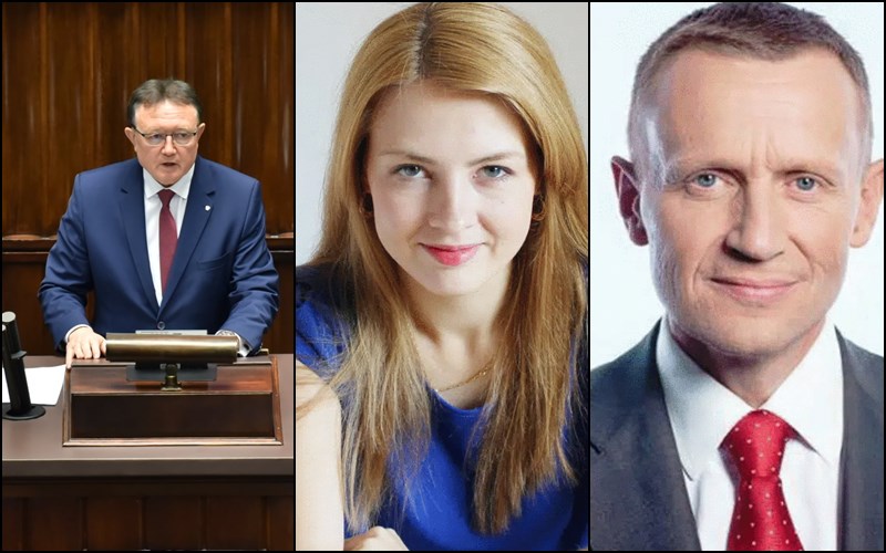 Elżbieta Zielińska, Józef Leśniak, członek RPP, Wiesław Janczyk