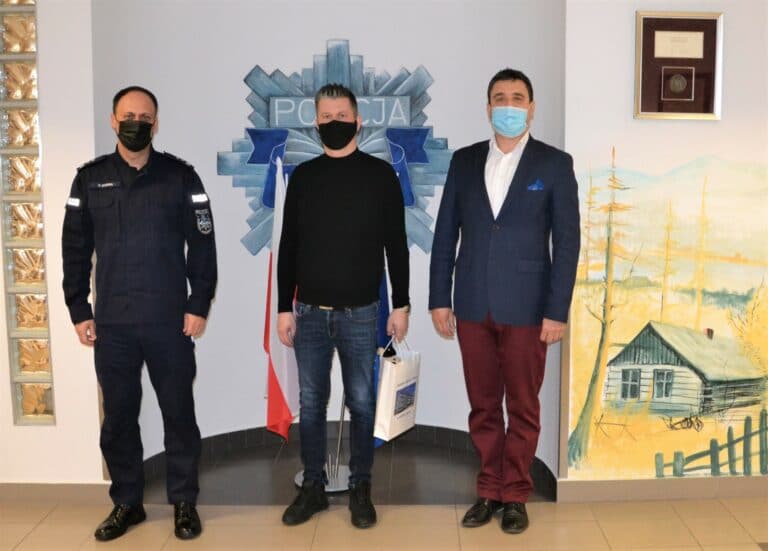 Reanimacją w galerii uratowali mu życie. Teraz podziękował