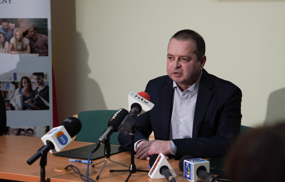 PWSZ Nowy Sącz, konferencja prasowa