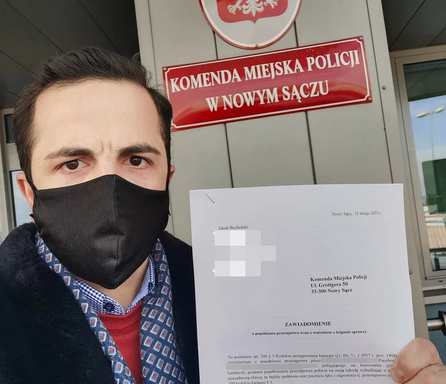 strajk kobiet, Jakub Bocheński, wyrok, Sąd Okręgowy 