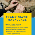 Piwniczan-Zdrój, siatki maskujące dla wojska ukraińskiego