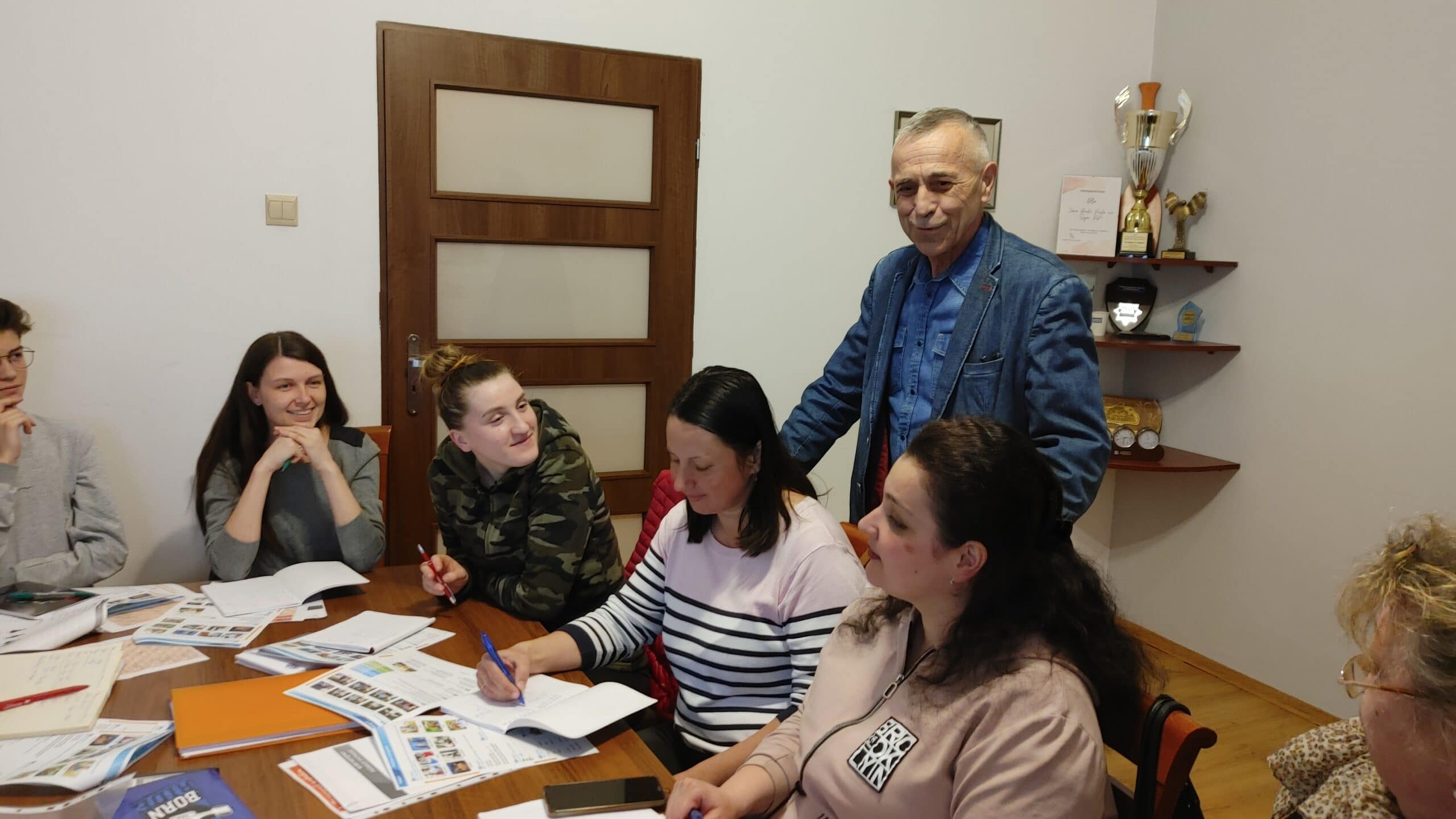 poseł Jan Duda, lekcje języka polskiego, Nowy Sącz, Ukraina, uchodźcy wojenni 