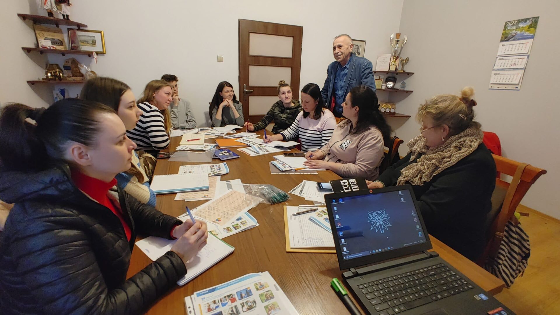 poseł Jan Duda, lekcje języka polskiego, Nowy Sącz, Ukraina, uchodźcy wojenni