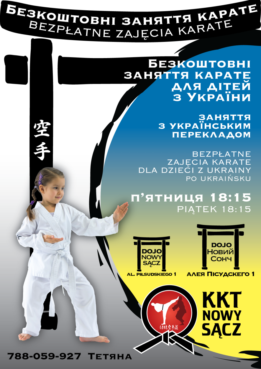 karate dla dzieci z Ukrainy