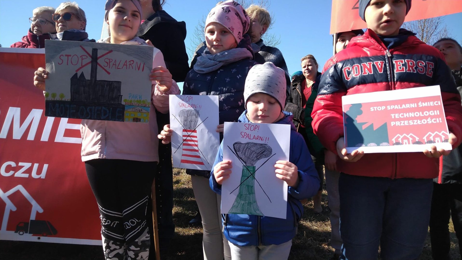 Nowy Sącz protest przeciw spalarni
