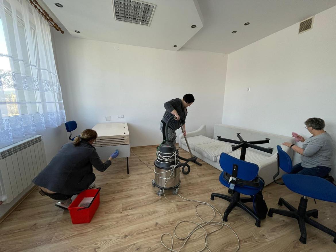 W dawnym biurowcu Spółdzielni 1 Maja powstaje dom dla uchodźców