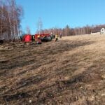 wypadek ciągnika Lipnica Wielka