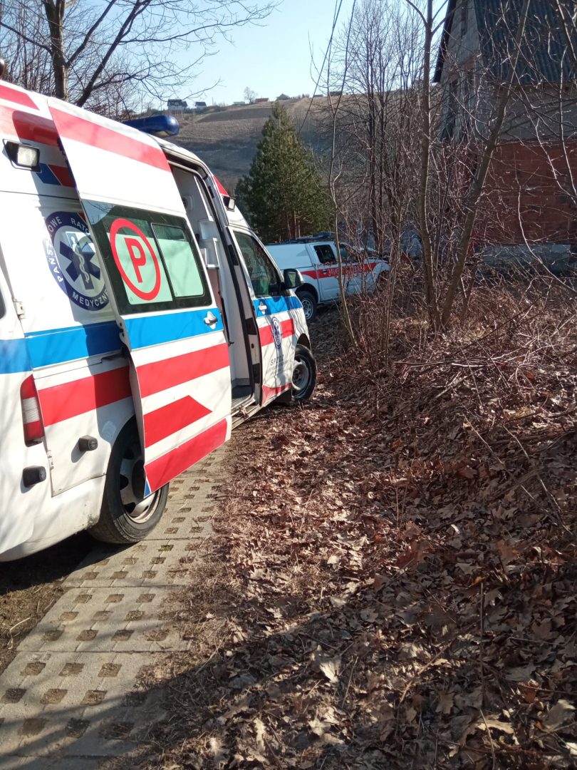 wypadek ciągnika Lipnica Wielka