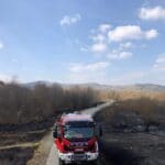 Sądecczyzna, pożar traw