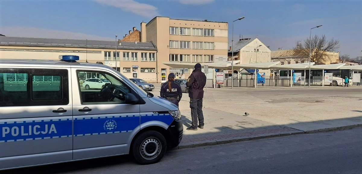 policja, uchodźcy