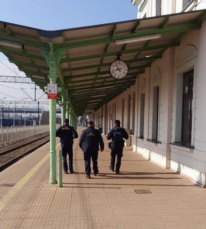 policja, uchodźcy