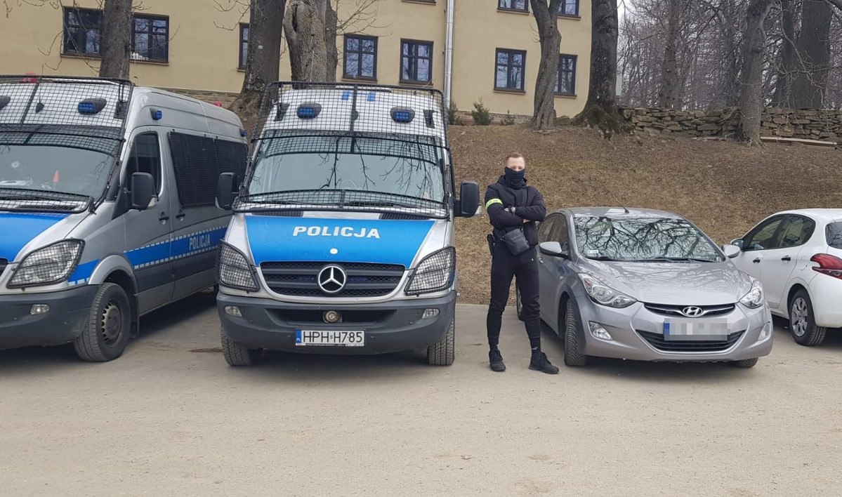 policja, uchodźcy