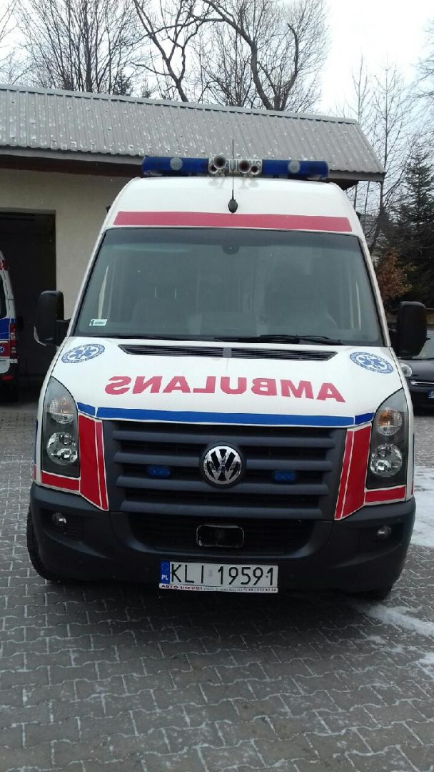 Limanowa, Ukraina, Stryj, przekazanie karetek dla miasta Stryj