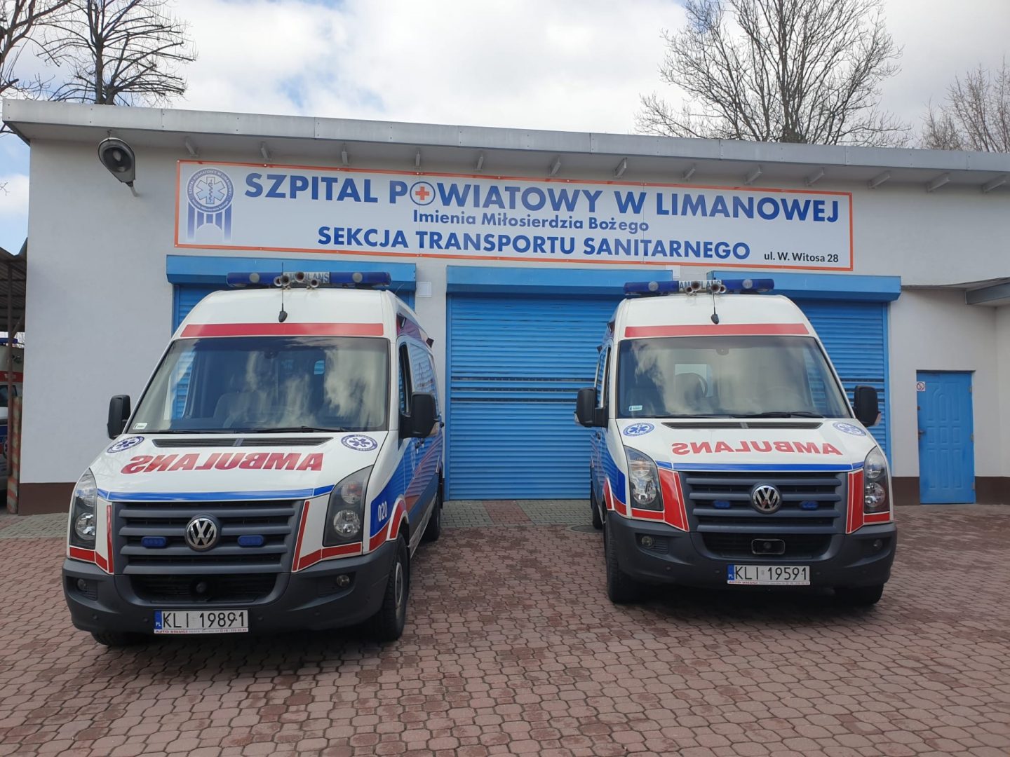 Limanowa, Ukraina, Stryj, przekazanie karetek dla miasta Stryj