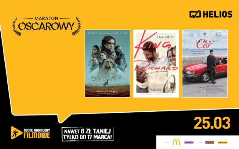 MARATON OSCAROWY w Kinie HELIOS. Rozdajemy bilety!