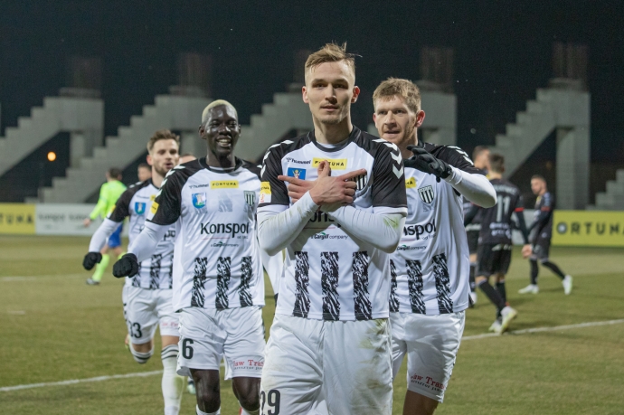 Dwie bramki dla Sandecji, trzy – dla GKS Tychy