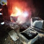 Maszkowice, pożar elektrośmieci