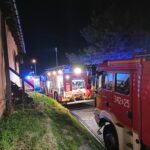 Sucha Struga - pożar budynku gospodarczego
