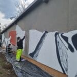 mural Zespół Szkół Budowlanych