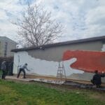mural Zespół Szkół Budowlanych