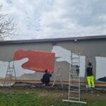 mural Zespół Szkół Budowlanych