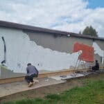 mural Zespół Szkół Budowlanych